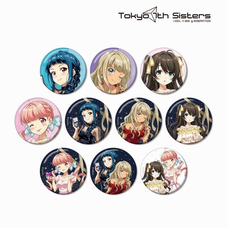 グッズ バッチ Tokyo 7th シスターズ 描き下ろしイラスト クリスマスコフレver トレーディング缶バッジ 特価 ゲーマーズ キャラクターグッズ商品の総合通販