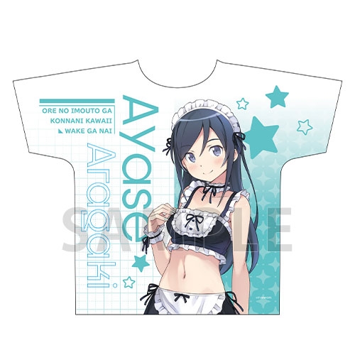 グッズ Tシャツ 俺の妹がこんなに可愛いわけがない フルグラフィックtシャツ 新垣あやせ 水着メイド Ver ゲーマーズ先行 ゲーマーズ キャラクターグッズ商品の総合通販