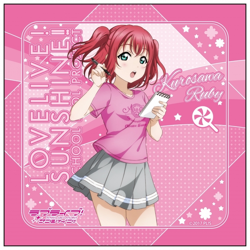 グッズ ハンカチ ラブライブ サンシャイン マイクロファイバー 黒澤ルビィ ゲーマーズお台場店 Ver ゲーマーズ キャラクターグッズ商品の総合通販