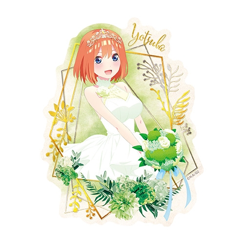 グッズ ステッカー 五等分の花嫁 トラベルステッカー ウエディング 中野四葉 ゲーマーズ キャラクターグッズ商品の総合通販