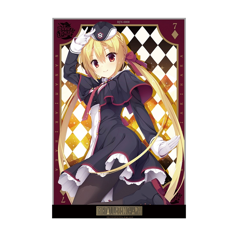 グッズ ボード Riddle Joker メタライズアート在原七海 A 再販 ゲーマーズ キャラクターグッズ商品の総合通販