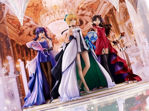フィギュア Fate Stay Night 15th Celebration Project セイバー 遠坂凛 間桐桜 15th Celebration Dress Ver Premium Box 1 7スケール Abs Pvc 製塗装済み完成品 特価 ゲーマーズ フィギュア商品の総合通販