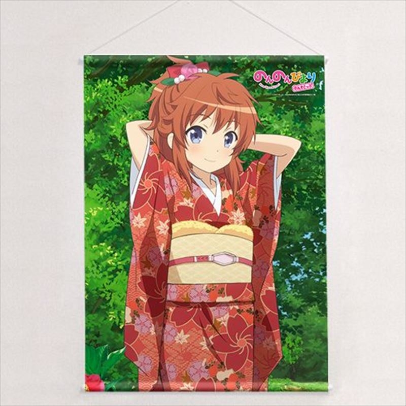 グッズ タペストリー のんのんびより のんすとっぷ 描き下ろしb2タペストリー 越谷夏海 晴着 Wスエード ゲーマーズ キャラクターグッズ商品の総合通販