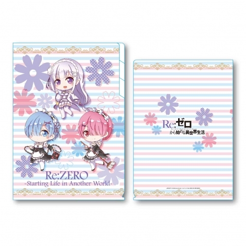 グッズ クリアファイル Re ゼロから始める異世界生活 てくトコクリアファイル3ポケットpart2 B ゲーマーズ キャラクターグッズ商品の総合通販