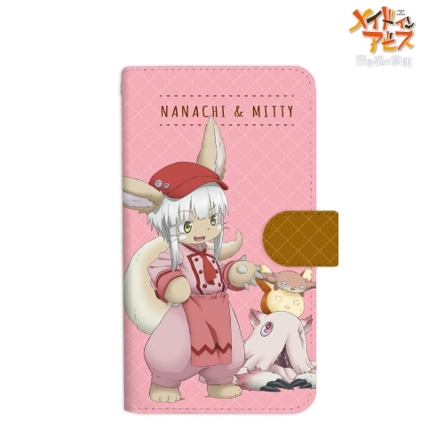 グッズ 携帯グッズ 劇場版メイドインアビス 深き魂の黎明 描き下ろしイラスト 兎座ナナチ ナナチ ミーティ 手帳型スマホケース Vol 3 対象機種 Mサイズ ゲーマーズ キャラクターグッズ商品の総合通販