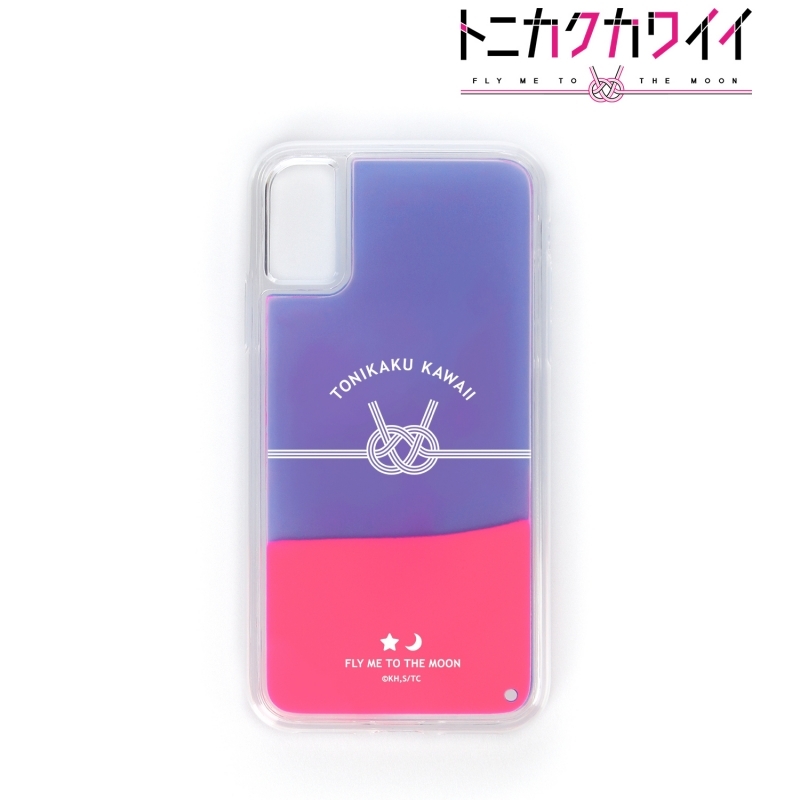 【グッズ-携帯グッズ】トニカクカワイイ 司&星空 水引デザイン ネオンサンドiPhoneケース(対象機種/iPhone X/XS)