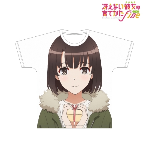 グッズ Tシャツ 冴えない彼女の育てかた Fine 描き下ろしイラスト 加藤恵 バレンタインver フルグラフィックtシャツユニセックス サイズ L ゲーマーズ キャラクターグッズ商品の総合通販