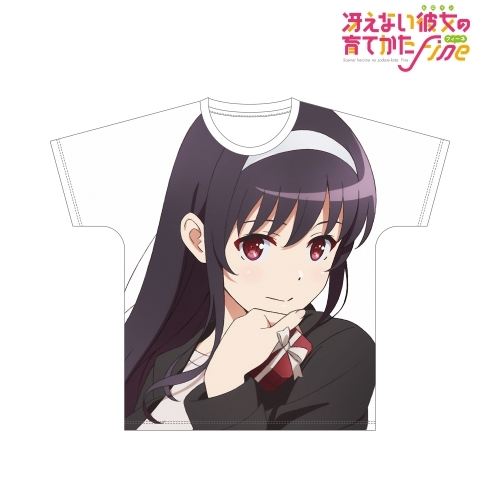 グッズ Tシャツ 冴えない彼女の育てかた Fine 描き下ろしイラスト 霞ヶ丘詩羽 バレンタインver フルグラフィックtシャツユニセックス サイズ M ゲーマーズ キャラクターグッズ商品の総合通販