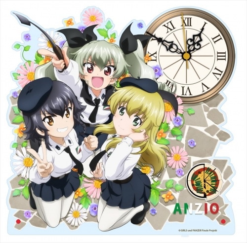 グッズ 時計 ガールズ パンツァー 最終章 アクリル置時計 アンツィオ高校 ゲーマーズ キャラクターグッズ商品の総合通販