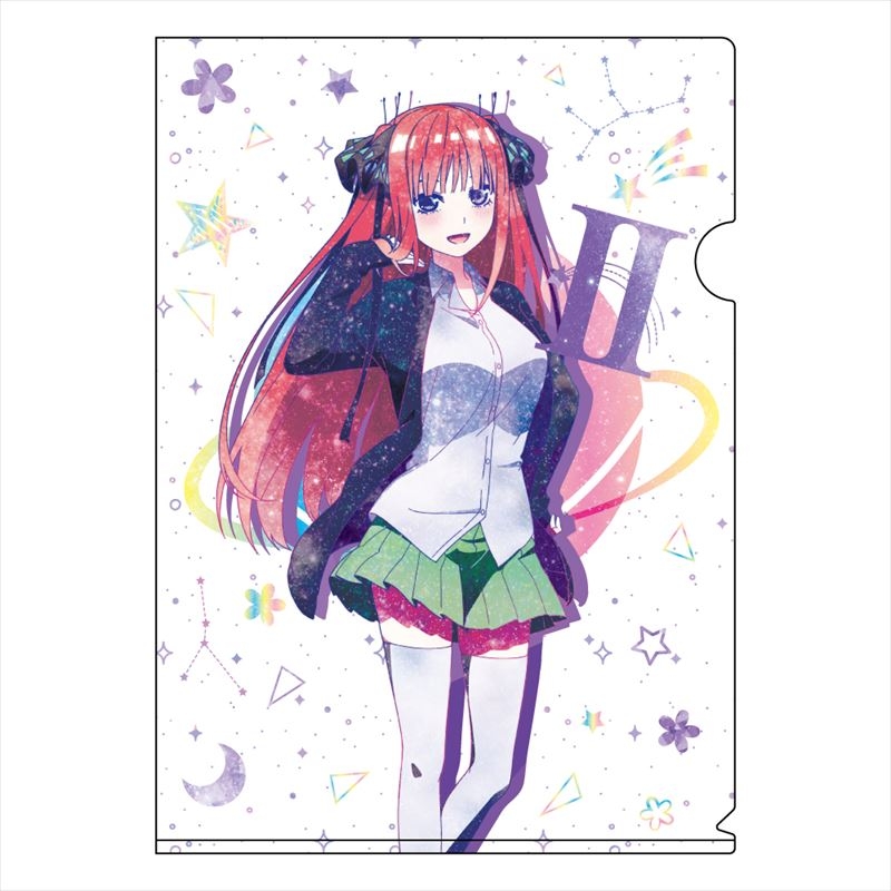 グッズ クリアファイル 五等分の花嫁 ギャラクシーシリーズ クリアファイル 中野二乃 ゲーマーズ キャラクターグッズ商品の総合通販