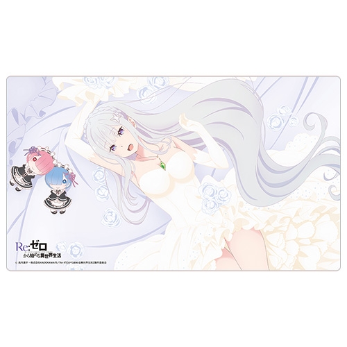 グッズ デスクマット Re ゼロから始める異世界生活 ラバーマット エミリア ゲーマーズ キャラクターグッズ商品の総合通販