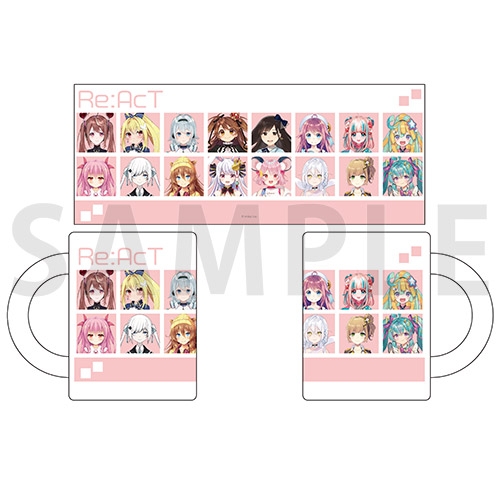 グッズ マグカップ Re Act マグカップ ゲーマーズ先行 ゲーマーズ キャラクターグッズ商品の総合通販