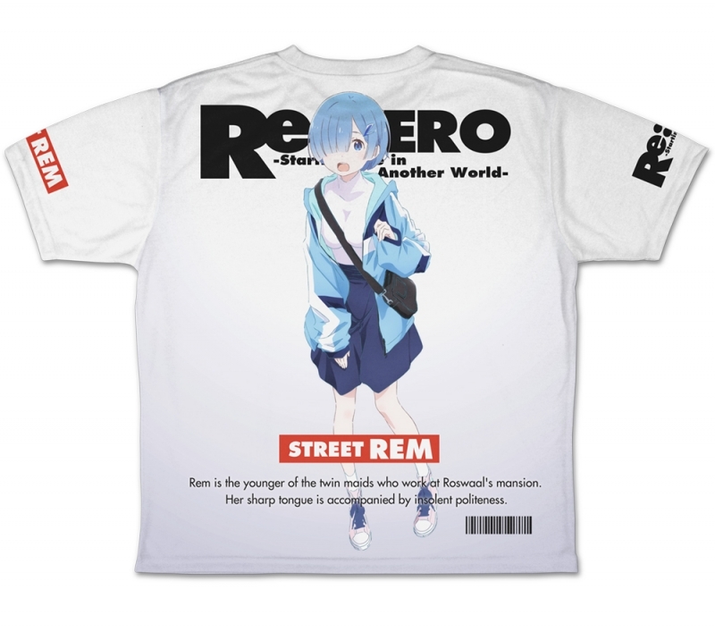 グッズ Tシャツ Re ゼロから始める異世界生活 レム 冷感両面フルグラフィックtシャツ ストリートファッションver Xl ゲーマーズ キャラクターグッズ商品の総合通販