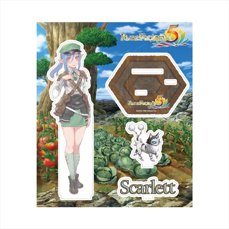 グッズ スタンドポップ ルーンファクトリー5 Bigアクリルスタンド スカーレット ゲーマーズ キャラクターグッズ商品の総合通販