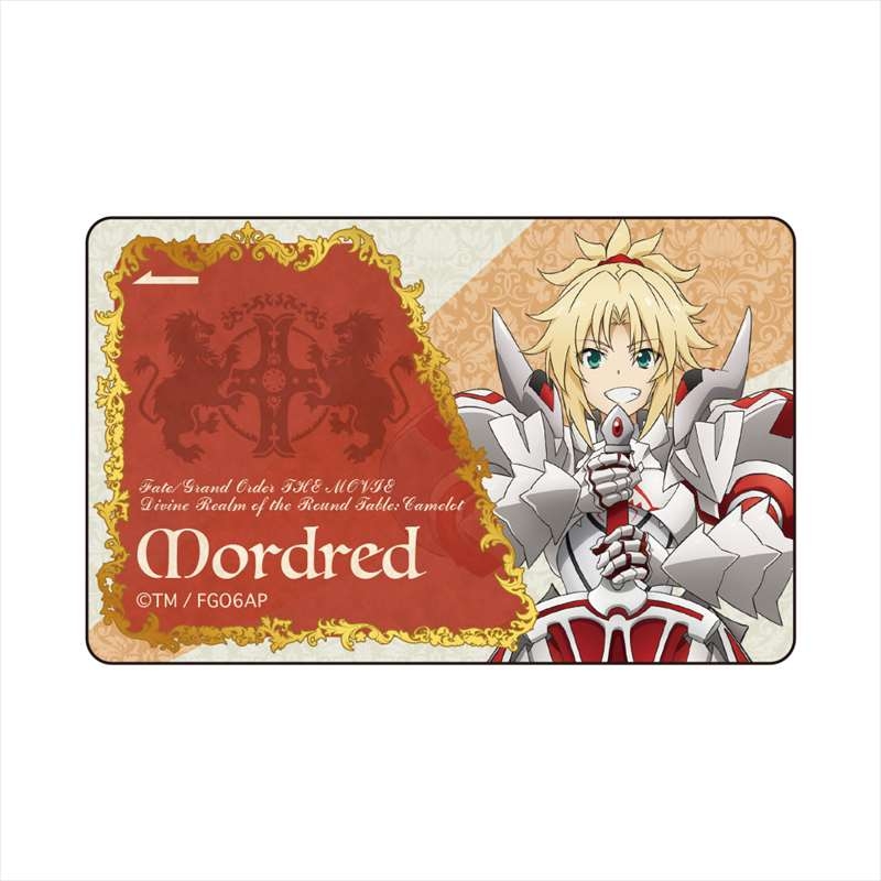 グッズ キーホルダー 劇場版 Fate Grand Order 神聖円卓領域キャメロット Icカードステッカー モードレッド ゲーマーズ キャラクターグッズ商品の総合通販