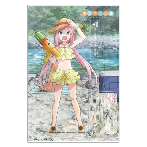 グッズ スタンドポップ ゆるキャン 描き下ろし アクリルスタンド 各務原なでしこ なつキャンver ゲーマーズ キャラクターグッズ商品の総合通販