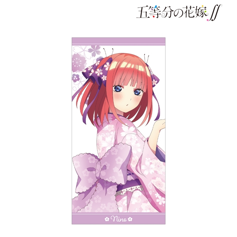 グッズ タオル 五等分の花嫁 描き下ろしイラスト 二乃 桜和装ver バスタオル ゲーマーズ キャラクターグッズ商品の総合通販