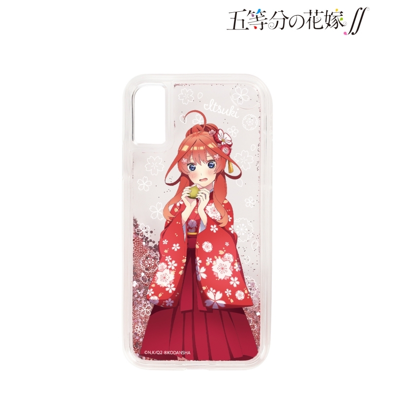 グッズ 携帯グッズ 五等分の花嫁 描き下ろしイラスト 五月 桜和装ver グリッターiphoneケース 対象機種 Iphone 6 6s 7 8 Se 第2世代 ゲーマーズ キャラクターグッズ商品の総合通販
