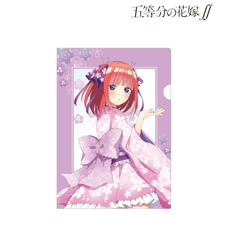 グッズ クリアファイル 五等分の花嫁 描き下ろしイラスト 二乃 桜和装ver クリアファイル ゲーマーズ キャラクターグッズ商品の総合通販