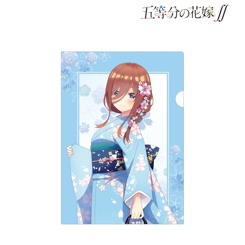グッズ クリアファイル 五等分の花嫁 描き下ろしイラスト 三玖 桜和装ver クリアファイル ゲーマーズ キャラクターグッズ商品の総合通販