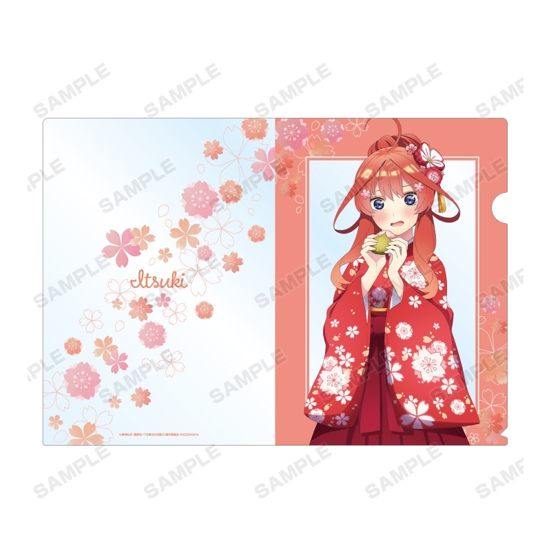 グッズ クリアファイル 五等分の花嫁 描き下ろしイラスト 五月 桜和装ver クリアファイル ゲーマーズ キャラクターグッズ商品の総合通販