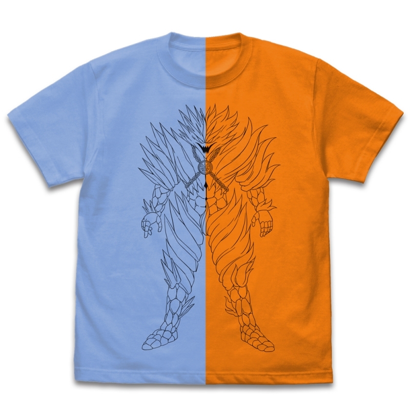 グッズ Tシャツ ドラゴンクエスト ダイの大冒険 フレイザード 切り替えtシャツ Sax Orange L ゲーマーズ キャラクターグッズ 商品の総合通販