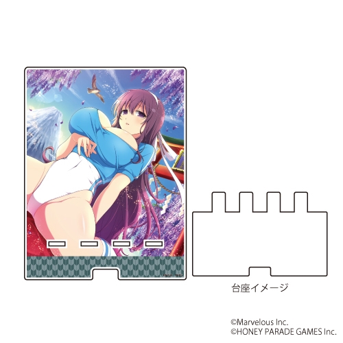 グッズ スタンドポップ シノビマスター 閃乱カグラ New Linkデカスマキャラスタンド 09 紫 ゲーマーズ キャラクターグッズ商品の総合通販