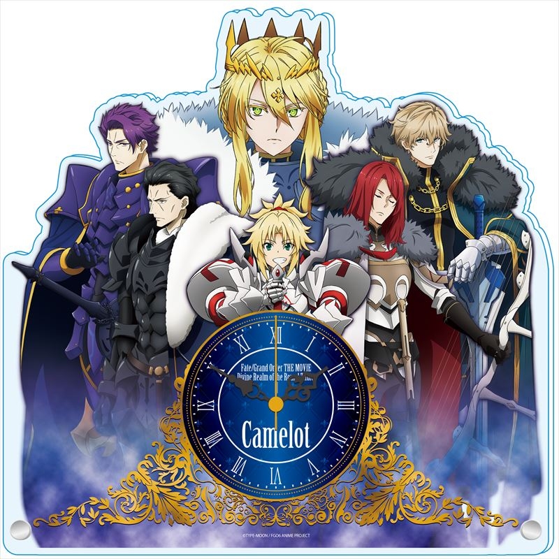 グッズ 時計 劇場版fate Grand Order 神聖円卓領域キャメロット アクリル置時計 円卓の騎士 ゲーマーズ キャラクターグッズ商品の総合通販