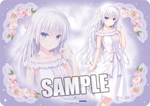 グッズ デスクマット Summer Pockets Reflection Blue キャラクター万能ラバーマット 鳴瀬 しろは ドレスver ゲーマーズ キャラクターグッズ商品の総合通販