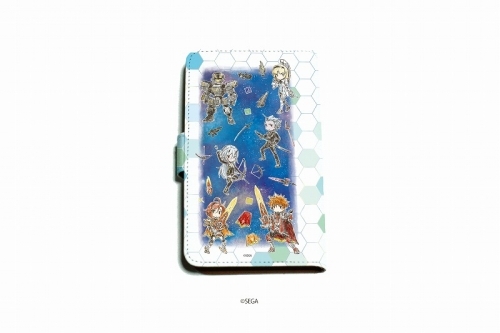 グッズ 携帯グッズ ファンタシースターオンライン2 手帳型マルチケース 03 ちりばめデザイン 種族ver グラフアート ゲーマーズ キャラクターグッズ商品の総合通販