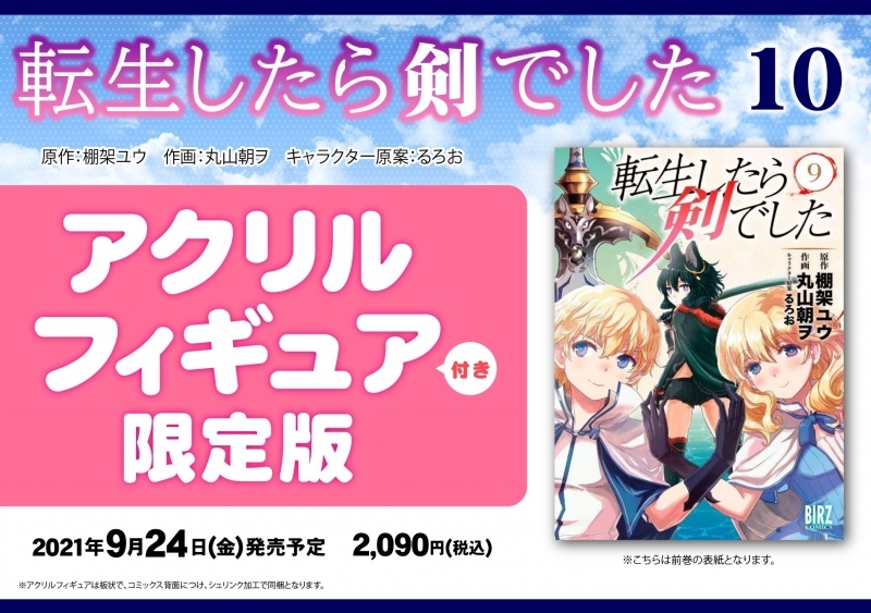コミック 転生したら剣でした 10 アクリルフィギュア付き限定版 ゲーマーズ 書籍商品の総合通販