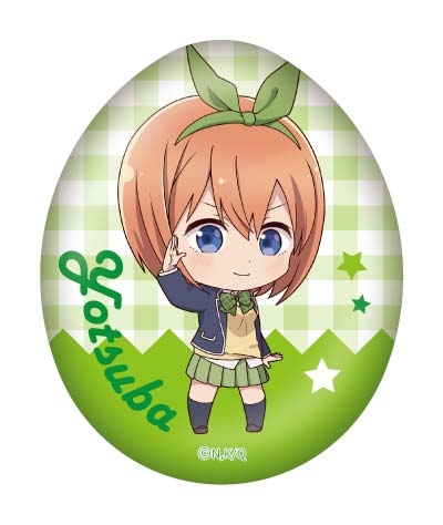 グッズ バッチ 五等分の花嫁 たまご型缶バッジ 四葉 ゲーマーズ キャラクターグッズ商品の総合通販