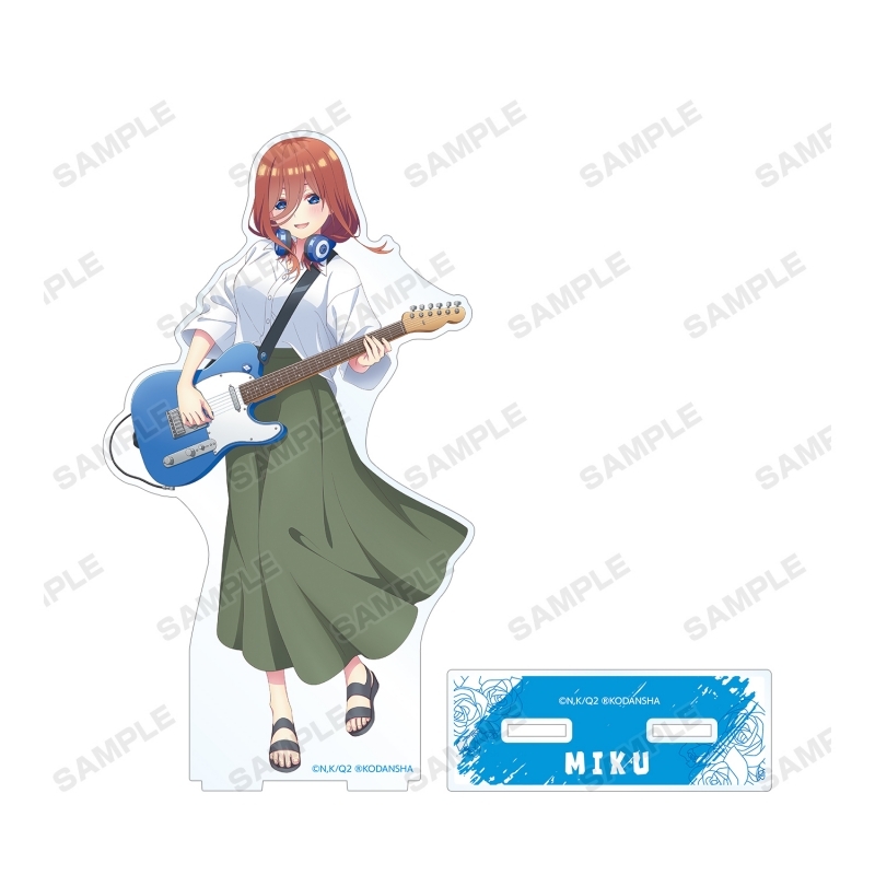 グッズ スタンドポップ 五等分の花嫁 描き下ろしイラスト 中野三玖 ギター演奏ver Bigアクリルスタンド ゲーマーズ キャラクターグッズ商品の総合通販