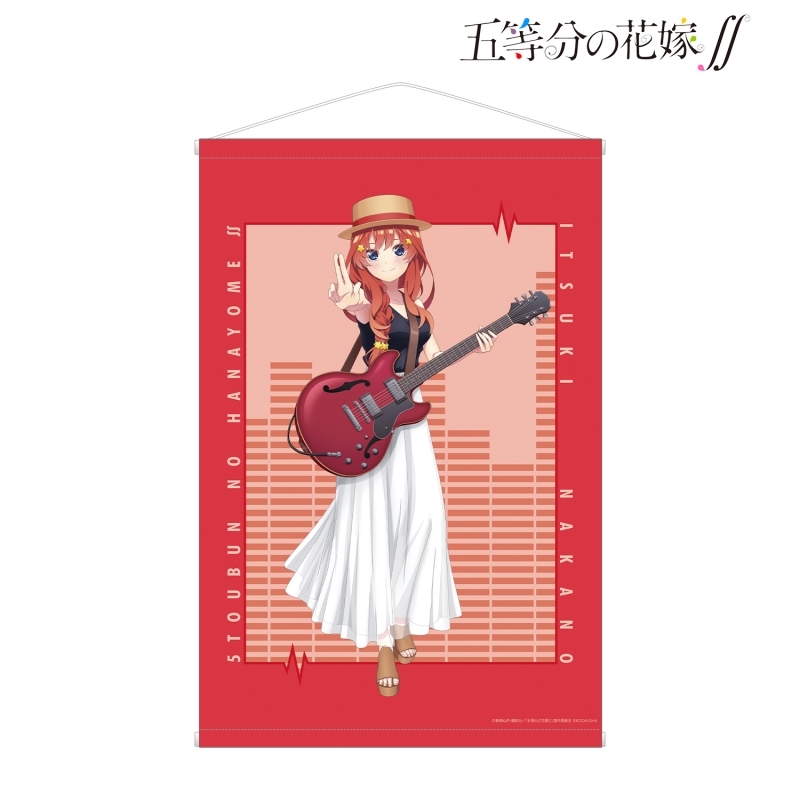 グッズ タペストリー 五等分の花嫁 描き下ろしイラスト 中野五月 ギター演奏ver B2タペストリー ゲーマーズ キャラクターグッズ商品の総合通販