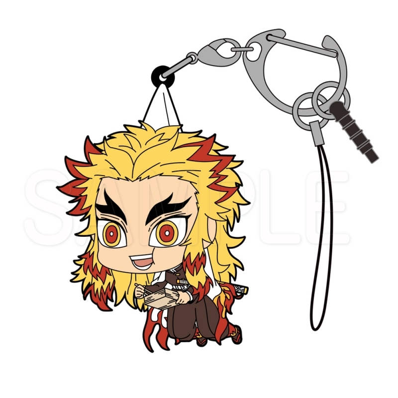 グッズ ストラップ 鬼滅の刃 煉獄杏寿郎 つままれ うまい Ver ゲーマーズ キャラクターグッズ商品の総合通販