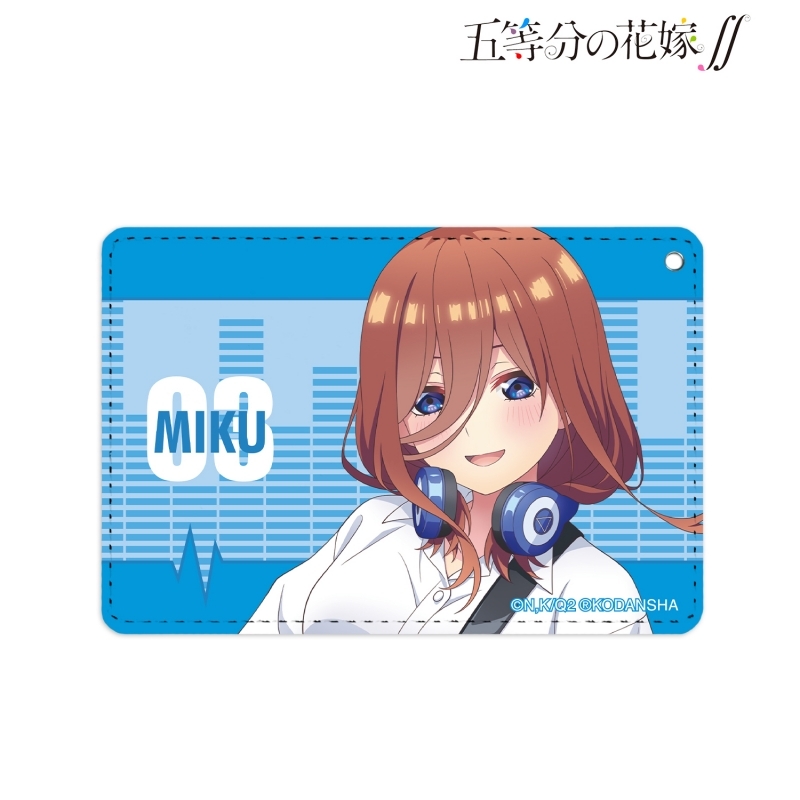 グッズ パスケース 五等分の花嫁 描き下ろしイラスト 中野三玖 ギター演奏ver 1ポケットパスケース ゲーマーズ キャラクターグッズ商品の総合通販