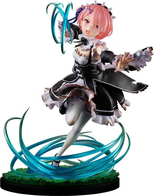 フィギュア Re ゼロから始める異世界生活 ラム ロズワール戦ver 1 7スケール Pvc Abs製塗装済み完成品 特価 ゲーマーズ フィギュア商品の総合通販