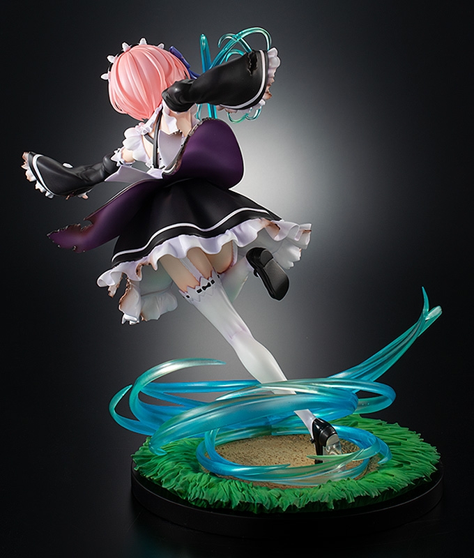 フィギュア Re ゼロから始める異世界生活 ラム ロズワール戦ver 1 7スケール Pvc Abs製塗装済み完成品 特価 ゲーマーズ フィギュア商品の総合通販