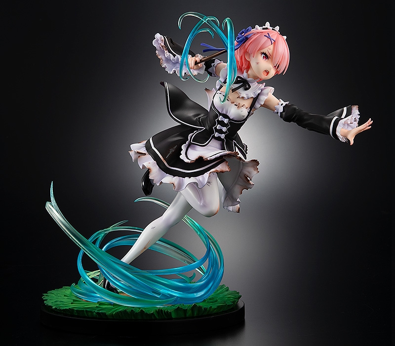 フィギュア Re ゼロから始める異世界生活 ラム ロズワール戦ver 1 7スケール Pvc Abs製塗装済み完成品 特価 ゲーマーズ フィギュア商品の総合通販