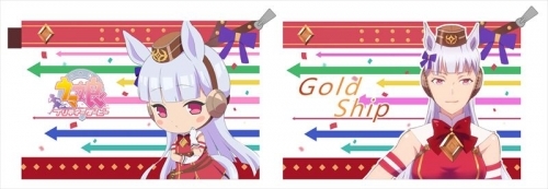 グッズ ポーチ ウマ娘 プリティーダービー 撥水ポーチ ゴールド
