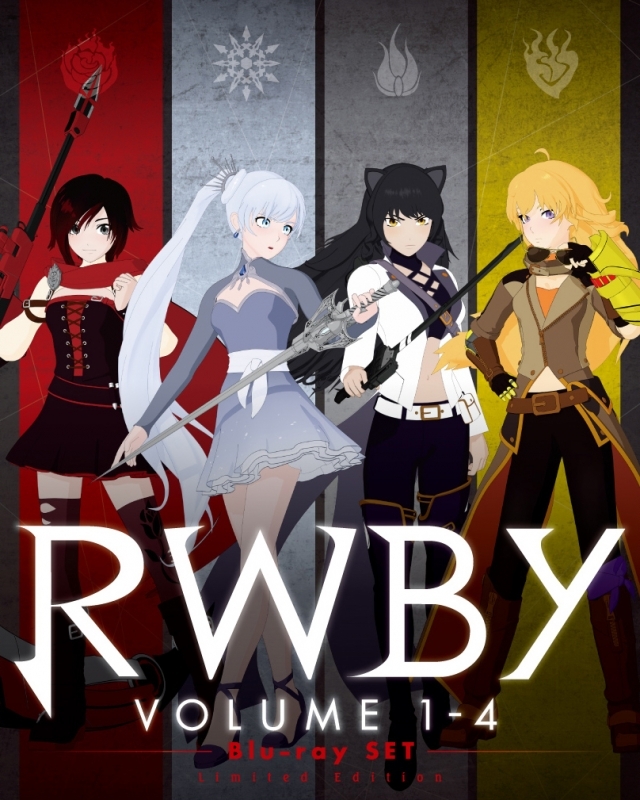 Blu Ray Rwby Volume 1 4 ブルーレイset 初回仕様 ゲーマーズ 映像商品の総合通販