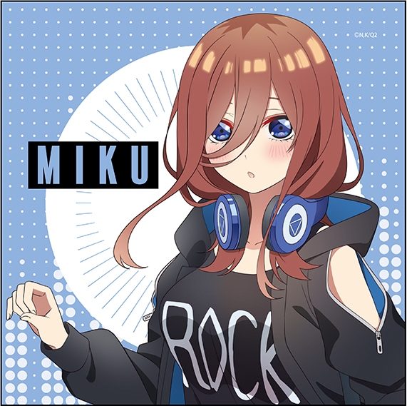 グッズ タオル 五等分の花嫁 マイクロファイバー 三玖 School Rock Ver ゲーマーズ キャラクターグッズ商品の総合通販