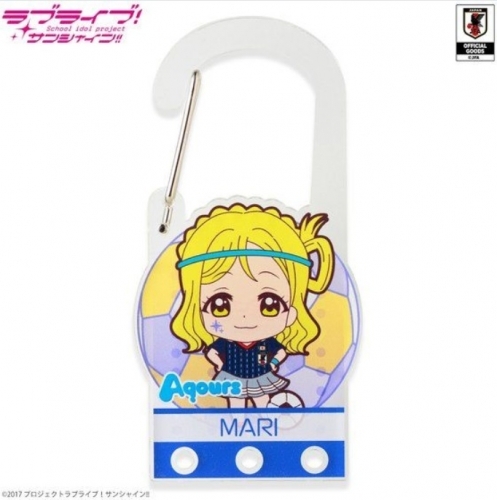 グッズ キーホルダー ラブライブ サンシャイン アクリルカラビナ 小原鞠莉 サッカー日本代表ver ゲーマーズ キャラクターグッズ商品の総合通販