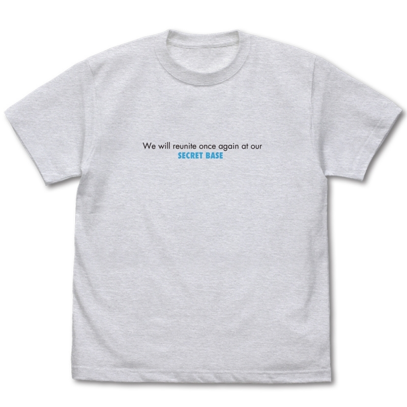 グッズ Tシャツ 劇場版 あの日見た花の名前を僕達はまだ知らない メッセージ Tシャツ Ash M ゲーマーズ キャラクターグッズ商品の総合通販