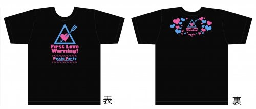 グッズ Tシャツ Pyxis Live 17 Pyxis Party First Love 注意報 Tシャツ L ゲーマーズ キャラクターグッズ商品の総合通販