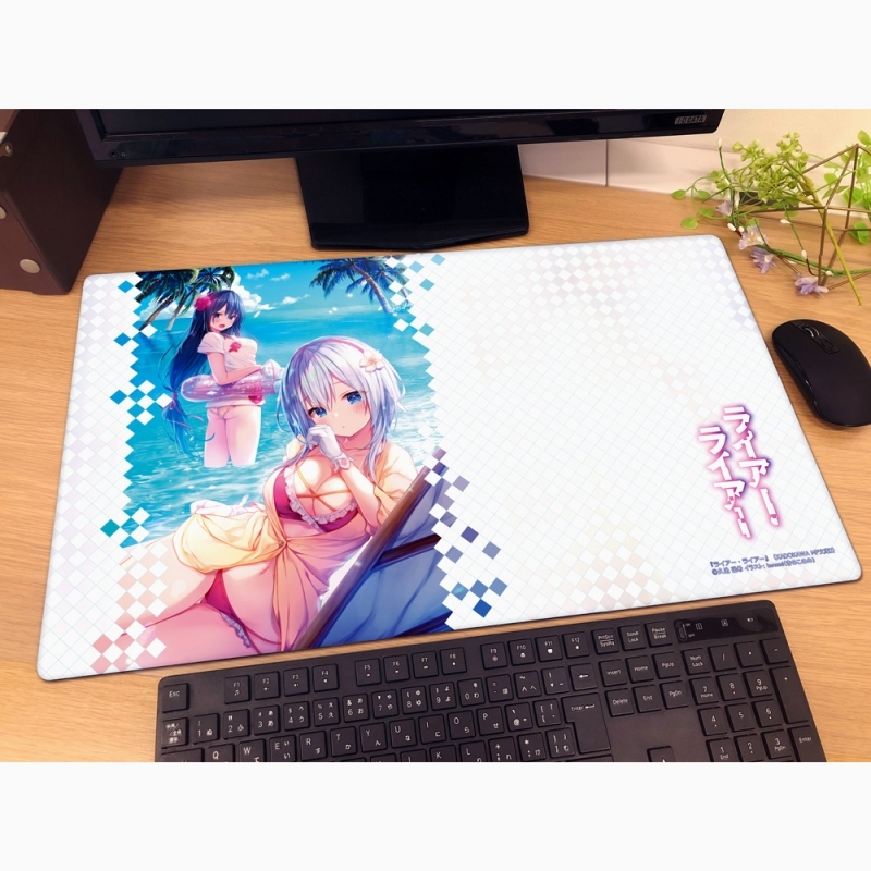 グッズ デスクマット ライアー ライアー ラバーマット 姫路白雪 水上摩理 ゲーマーズ キャラクターグッズ商品の総合通販