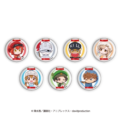 グッズ バッチ はたらく細胞 缶バッジ03 夏ver ミニキャラ ゲーマーズ キャラクターグッズ商品の総合通販