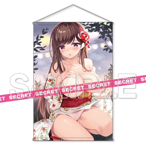 グッズ タペストリー おりょう描き下ろし おっぱいで癒してくれる浴衣の彼女 X Ratedタペストリー B1 ゲーマーズ キャラクターグッズ商品の総合通販