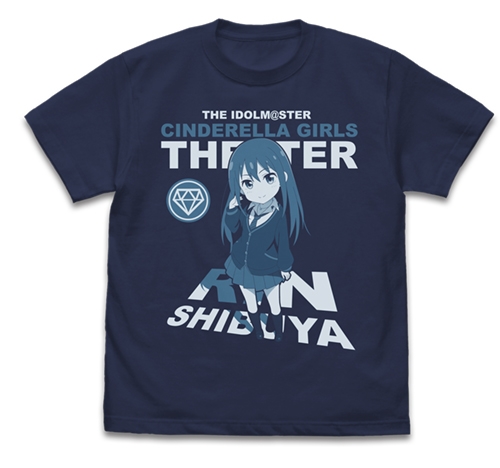 グッズ Tシャツ アイドルマスター シンデレラガールズ劇場 しんげき 渋谷凛 Tシャツ Indigo L ゲーマーズ キャラクターグッズ商品の総合通販