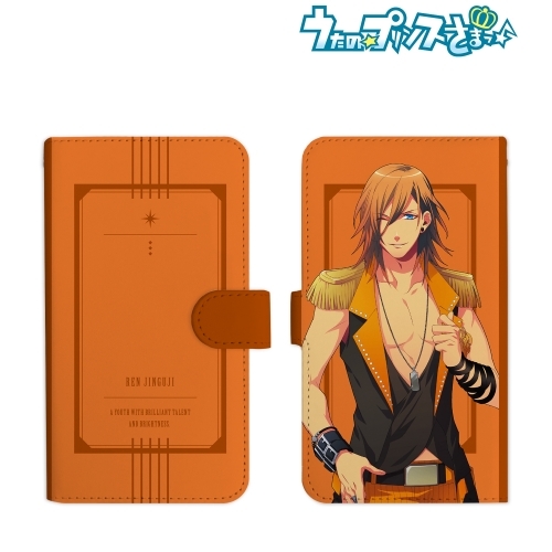 グッズ 携帯グッズ うたの プリンスさまっ 神宮寺レン 手帳型スマホケース Lサイズ ゲーマーズ キャラクターグッズ商品の総合通販